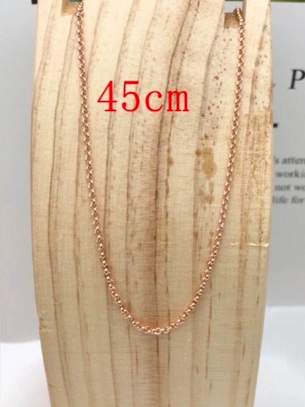 Tous Rose Gold Rose 925 Necklace 18inches